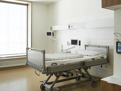 Patientenzimmer im Neubau