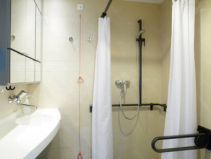 Patientenzimmer im Neubau