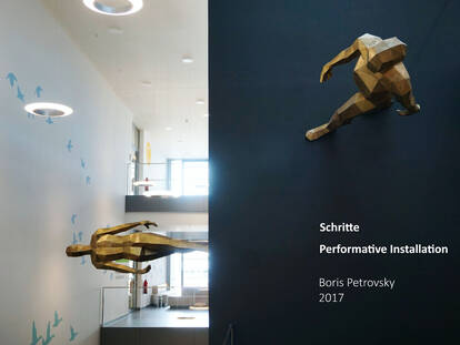 Schritte (Performative Installation von Boris Petrovsky) 2017