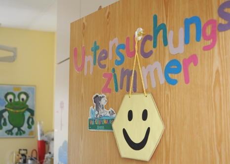 Untersuchungszimmer für Schreibabys