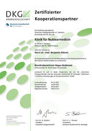Zertifikat Klinik Nuklearmedizin Brustzentrum