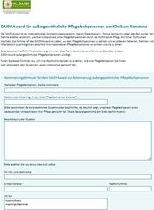 DAISY-Meldeformular