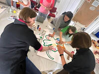 Kreativaktion innerhalb einer Praxisanleitungssitzung (Bild: GLKN)