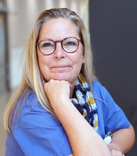 Susan Wille (Kinderkrankenpflegerin und Stationsleitung der Kinderklinik)