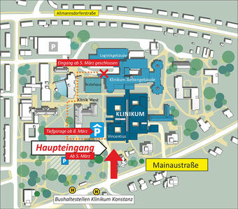 Standortplan Standort Konstanz