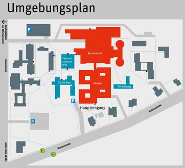 Lageplan Klinikum Konstanz