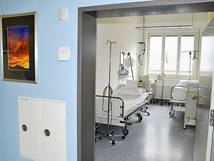 Blick in ein Patientenzimmer