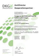 Zertifikat Praxis Nuklearmedizin Gynäkologisches Zentrum