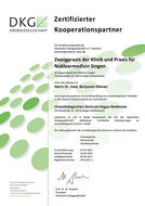 Zertifikat Praxis Nuklearmedizin Uroonkologisches Zentrum