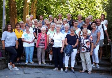 GLKN Ausflug Ehrenamtliche auf Insel Mainau