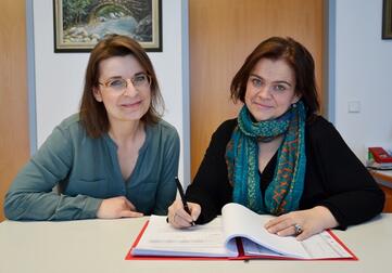 Melanie Walter und Patricia Bolte