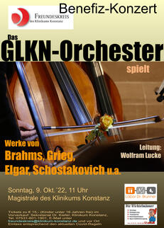 Plakat des Singener Benefizkonzerts