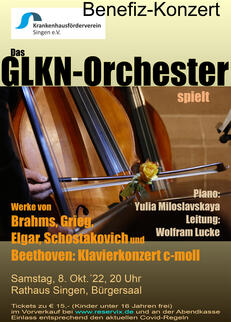 Plakat des Singener Benefizkonzerts