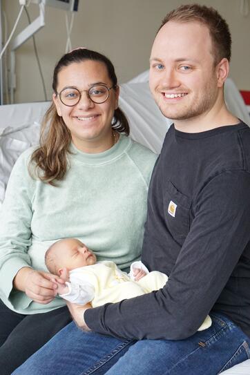 Joris Naim ist das Neujahrsbaby 2024 am Klinikum Konstanz