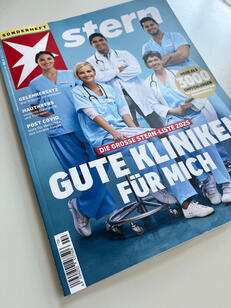 stern-Magazin „Deutschlands ausgezeichnete Krankenhäuser"