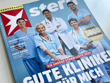 GLKN: Kliniken in stern-Klinikliste 2025/26 ausgezeichnet 