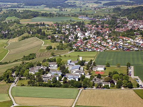 Das Hegau-Jugendwerk Gailingen aus der Vogelperspektive